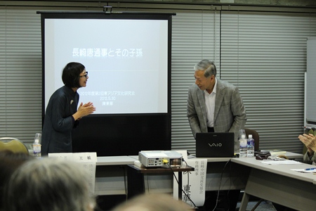 左より：王　敏教授、陳　東華氏